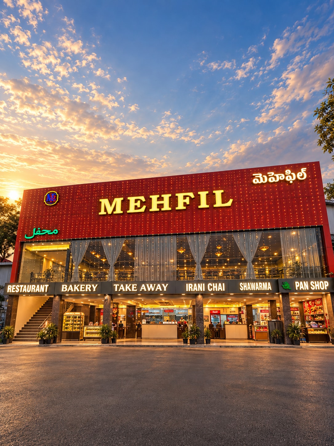 Mehfil Uppal, photographed from the street